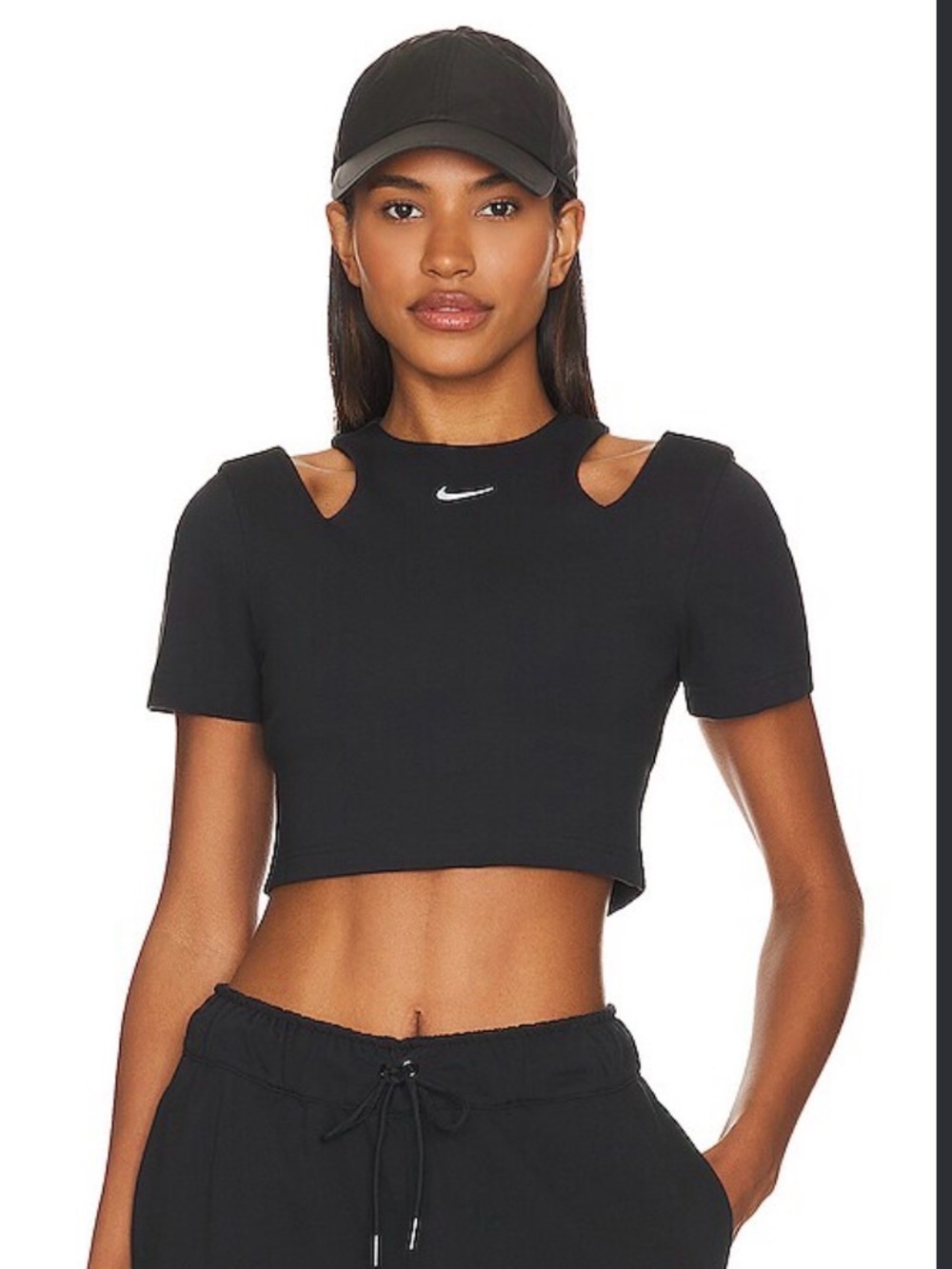Nike Essential Cutout Crop Top - NWT